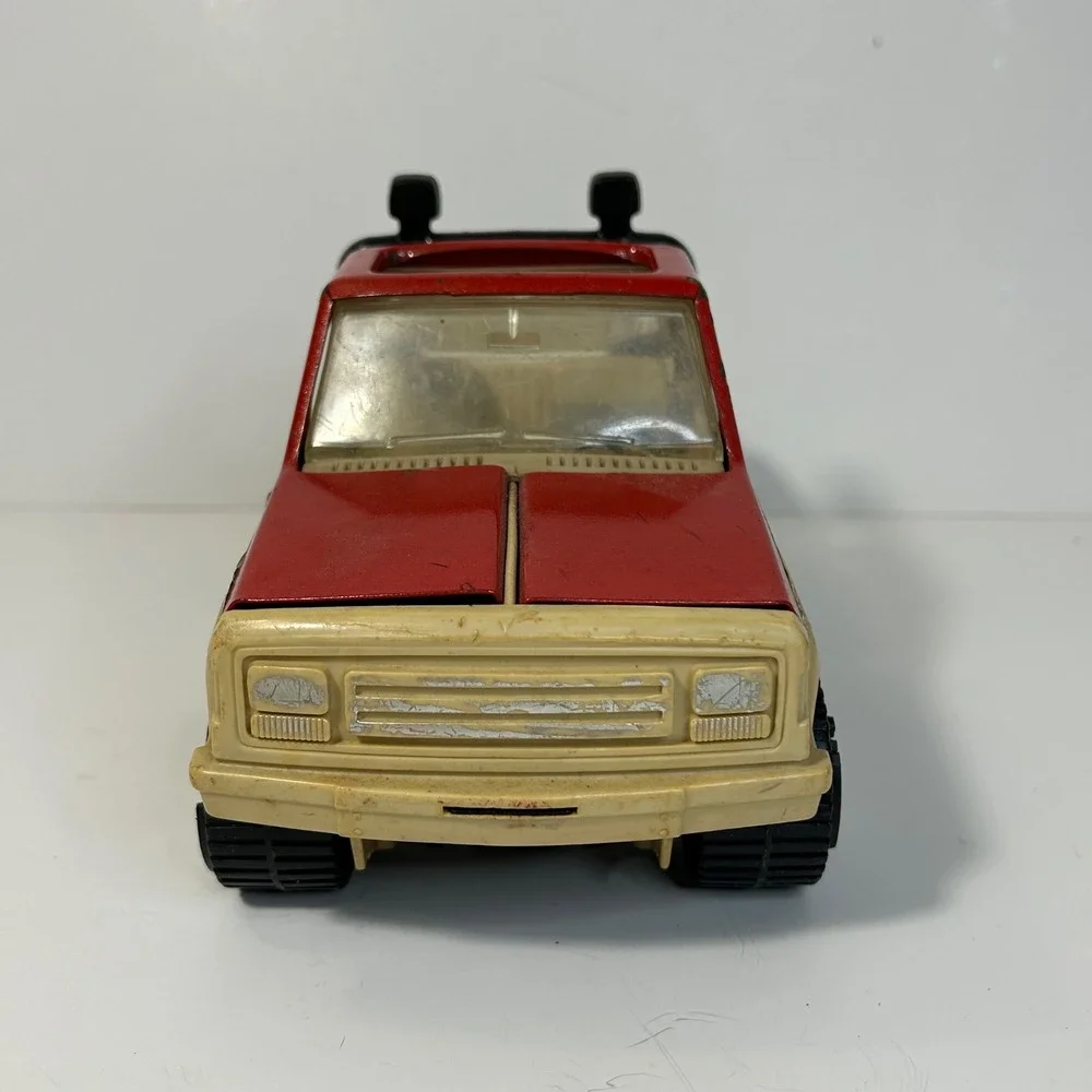 Vintage Tonka Road Rebel Steel Pickup Truck‎ 1980s Red Metal Body